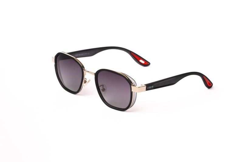 VEGAS Full Rim Oval Unisex Grey  Sunglasses V2068 S C6 - Image 2